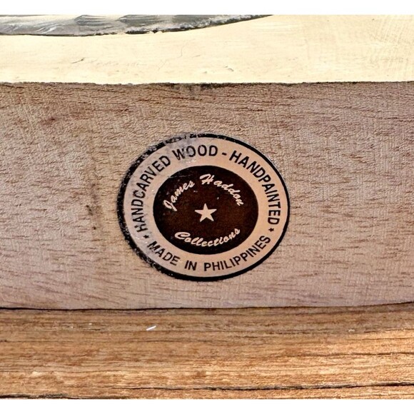 James Haddon Wooden Chicken Folk Art Hand Carved and Painted - Picture 11 of 15